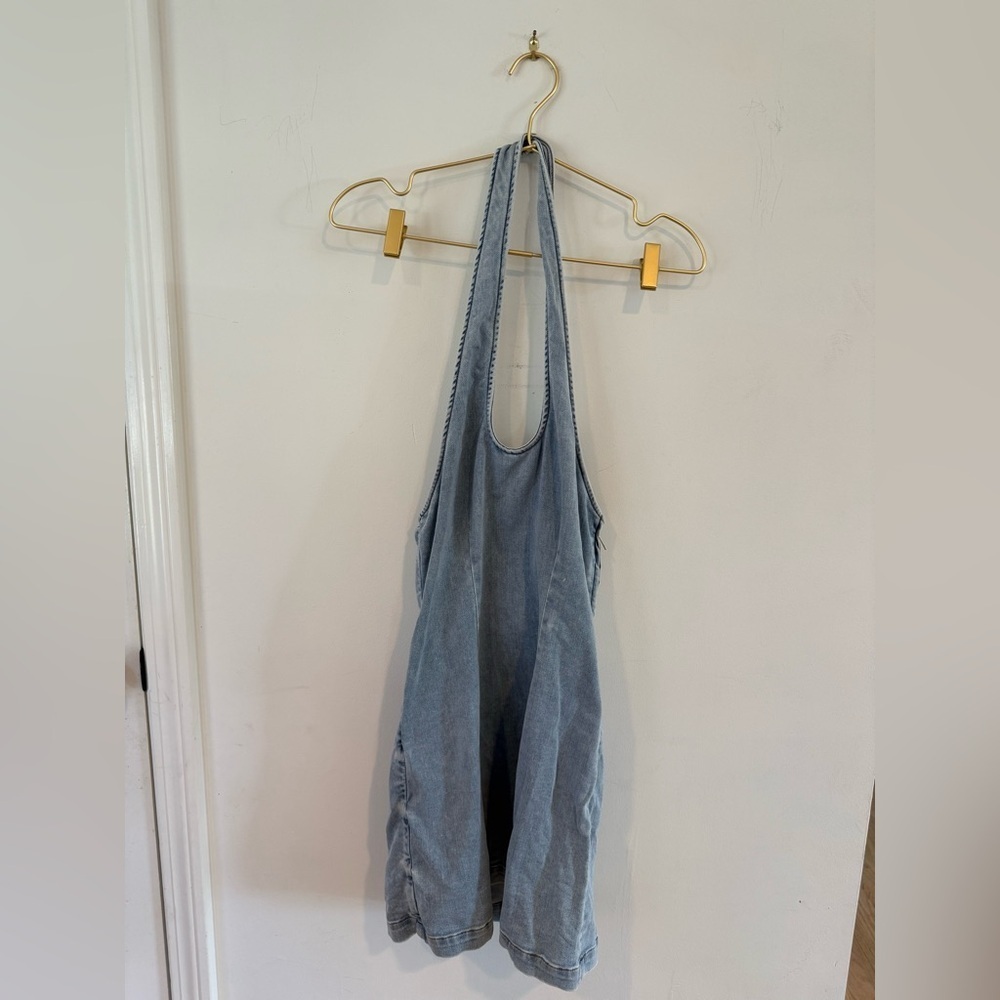Ser.o.ya Denim Halter Dress Size Small Hugo Dress - Picture 6 of 12